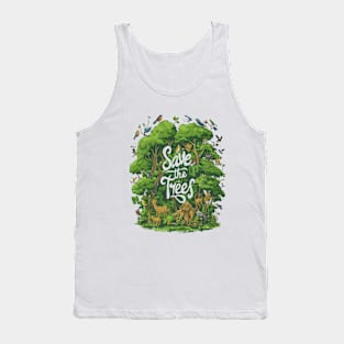 Harmony of Nature: Save the Trees Tank Top